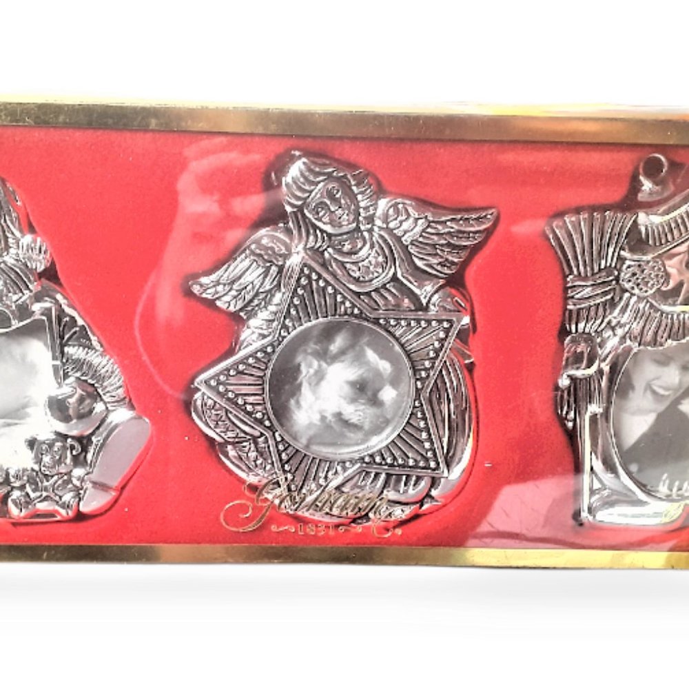 Beautiful Gorham Set of 3 Silverplated Ornament Frames